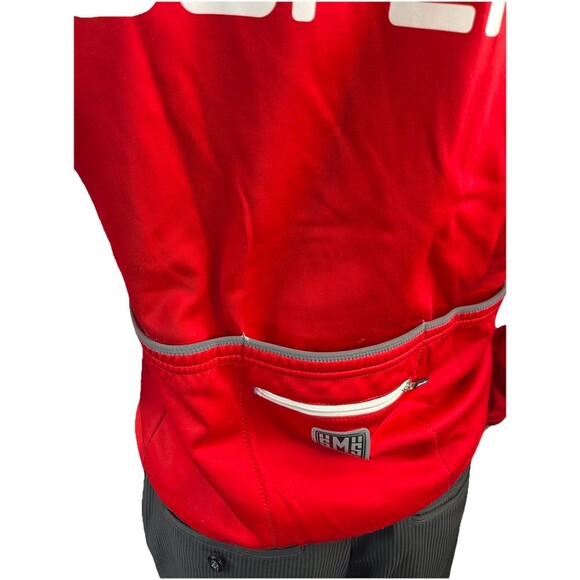 Santini Womens XL Thermal Long Sleeve Jersey Cycling Solo Superia Full Zip Italy - Picture 8 of 14